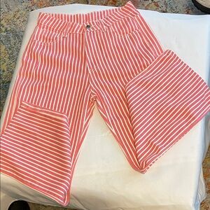 Red and White Striped Pants